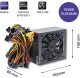 Zasilacz SilentiumPC Qoltec Wydajny Zasilacz ATX 1650W 80 Plus Platinum Gamingowy 8