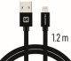 Swissten SWISSTEN Kabel do ładowania USB Lightning 1,2m 3A 15