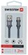 Swissten SWISSTEN Kabel do ładowania USB Lightning 1,2m 3A 8