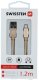 Swissten SWISSTEN Kabel do ładowania USB Lightning 1,2m 3A 9