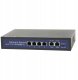 Switch Utepo SWITCH POE DO KAMER 4xPOE 100Mbps 2xUpLINK 75W BLOW Extend mode 3