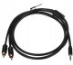 Unitek PRZEWÓD C19021BK03 2&nbsp;x CINCH / Jack TRS 3.5&nbsp;mm 1.5&nbsp;m UNITEK 2