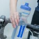 RockBros Bidon rowerowy Rockbros 750 ml - przezroczysty z niebieskim ustnikiem 5