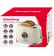 Toster Klausberg TOSTER OPIEKACZ NA 2 KROMKI WYŚWIETLACZ LED KLAUSBERG KB-9026 RETRO 3