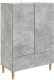 vidaXL vidaXL Bufet Betonowy szary 66 x 34,5 x 95 cm Drewno inżynieryjne 1
