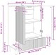 vidaXL vidaXL Bufet Betonowy szary 66 x 34,5 x 95 cm Drewno inżynieryjne 7