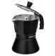 Kawiarka Altom Kawiarka aluminiowa zaparzacz do kawy czarny na 3 filiżanki 150ml 2