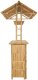 Garden4You Stół barowy na zewnątrz Naturalny 115 x 95 x 214 cm Bambus 4