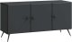 vidaXL vidaXL Szafka pod telewizor Czarny 99 x 34,5 x 50 cm 1