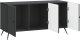 vidaXL vidaXL Szafka pod telewizor Czarny 99 x 34,5 x 50 cm 3