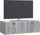 vidaXL vidaXL Szafka RTV montowana na ścianie Szary Sonoma 98 x 41 x 30 cm 2