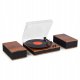 Gramofon Audizio Gramofon z głośnikami i BT Tupelo ciemne drewno Audizio one size 2