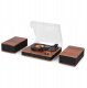 Gramofon Audizio Gramofon z głośnikami i BT Tupelo ciemne drewno Audizio one size 1