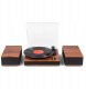 Gramofon Audizio Gramofon z głośnikami i BT Tupelo ciemne drewno Audizio one size 5