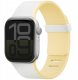 Uniq Pasek UNIQ Revix IV Premium do Apple Watch 42/41/40mm Edition Reversible Magnetic biały-żółty 1