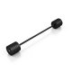 Marbo Sport Sztanga prosta gumowana 55 kg MARBO SPORT czarny mat 2