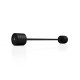 Marbo Sport Sztanga prosta gumowana 45 kg MARBO SPORT czarny mat 3