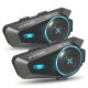 Farrot Interkom motocyklowy zestaw 2 szt Mesh 1.6km bluetooth 5.4 anc 120 km/h do 4 osób radio fm ipx7 15