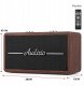 Radio Audizio Radio retro DAB FM BT Tune60 Audizio ciemnobrązowe one size 12