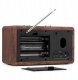 Radio Audizio Radio retro DAB FM BT Tune60 Audizio ciemnobrązowe one size 9