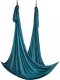Monroe Hamak aerial yoga 10m z osprzętem 100gsm nylon do treningu zielony 1