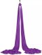Monroe Hamak aerial yoga 8m z osprzętem 100gsm nylon do treningu fioletowy 1