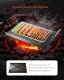 BBQ Płyta grillowa stalowa 606x360 mm uniwersalna z uchwytem do BBQ i biwaku 3