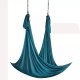 Monroe Hamak aerial yoga 5m z osprzętem 100gsm nylon do treningu zielony 1