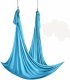 Monroe Hamak aerial yoga 5m z osprzętem 100gsm nylon do treningu niebieski 1