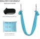 Monroe Hamak aerial yoga 5m z osprzętem 100gsm nylon do treningu niebieski 7