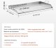 BBQ Płyta grillowa stalowa 910x525 mm uniwersalna z uchwytem do BBQ i biwaku 2