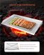 BBQ Płyta grillowa stalowa 910x525 mm uniwersalna z uchwytem do BBQ i biwaku 3