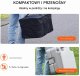 Koopman Toaleta turystyczna przenośna 3.2L z pompką szczelna do kampera i biwaku 7