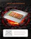 BBQ Płyta grillowa stalowa 44x37cm uniwersalna z uchwytem do i biwaku 3