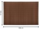 Springos Osłona PVC maskująca na balkon, taras, ogrodzenie 500x100 cm brązowa UNIWERSALNY 19