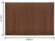 Springos Osłona PVC maskująca na balkon, taras, ogrodzenie 500x140 cm brązowa UNIWERSALNY 19
