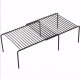 Vilde Półka kuchenna metalowa czarna rozsuwana 34,5-48 cm 12