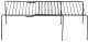 Vilde Półka kuchenna metalowa czarna rozsuwana 34,5-48 cm 1