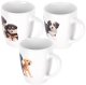Siaki Collection Kubki ceramiczne psy 220 ml 3 szt. 3