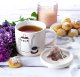 Lumarko Kubek z pokrywką porcelanowy 420 ml 2