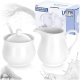 Vilde Cukierniczka i mlecznik porcelanowe białe 3 el. 8