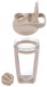 Triton Shaker treningowy z kulką tritan beżowy szczelny 700 ml 5