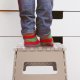Deco4Home Schodek antypoślizgowy beżowy 120 kg 32x25x22 cm 2