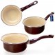 Emalia Pleszew Rondel emaliowany BROWN 14 cm, 620 ml 1