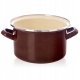 Lumarko Garnek emaliowany BROWN 18 cm, 2 l 3