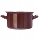 Lumarko Garnek emaliowany BROWN 18 cm, 2 l 1