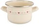 Lumarko Garnek emaliowany kremowy TONCA 16 cm, 1,4 l 1
