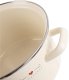 Lumarko Garnek emaliowany kremowy TONCA 16 cm, 1,4 l 3