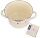 Lumarko Garnek emaliowany kremowy TONCA 16 cm, 1,4 l 7
