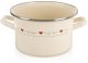 Lumarko Garnek emaliowany kremowy TONCA 18 cm, 2 l 1